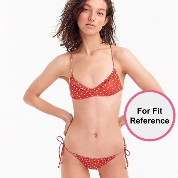 NWT Playa Collection Maui Ruffle Bikini Set, Cerise Red - Picture 2 of 8